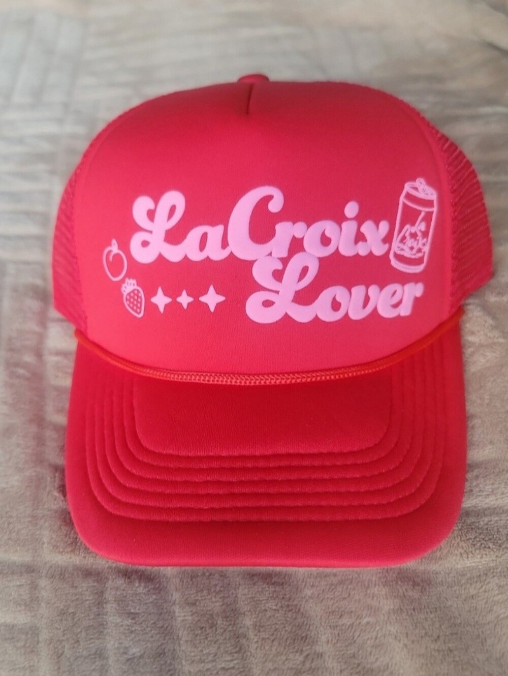 LaCroix Lover Women’s Red Trucker Hat